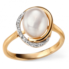 Eye Catching  Mother of Pearl with Diamonds 